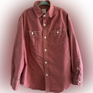 J. Crew Men's Long-Sleeve Button-Down Shirt in Dusty Rose